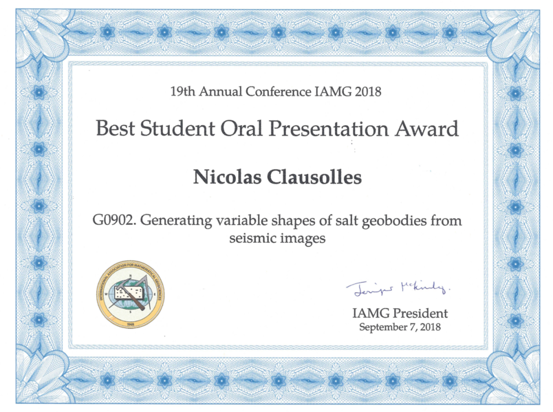 iamg2018 student award